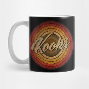 arjunthemaniac, circle retro faded The Kooks Mug